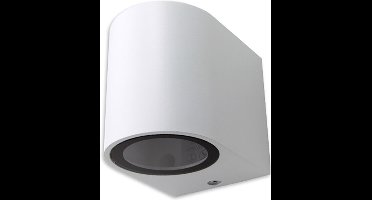 LED Tuinverlichting - Buitenlamp - Exotro Hoptron - GU10 Fitting - Rond - Mat Wit - Aluminium