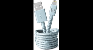 Fresh 'n Rebel - USB naar Apple Lightning oplaadkabel - 2 meter - Gevlochten kwaliteit kabel - Dusky Blue