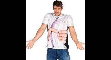 Boland Shirt Squeeze Me Heren Polyester Wit Maat Xl