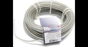 Dulimex waslijndraad 10 meter PVC transparant