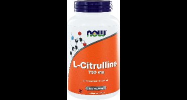 Now - L-Citrulline 750 mg (180 vegicaps)