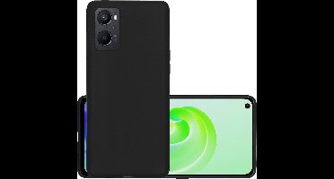 Hoesje - Geschikt voor OPPO A96 - Sterk & Shockproof - Hoes Cover - Siliconen Case - Zwart