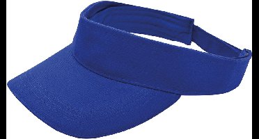 Brushed Katoenen - zonneklep - Pet - Kobaltblauw