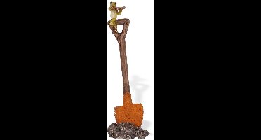 MadDeco - decoratief - beeld - kikker - schep