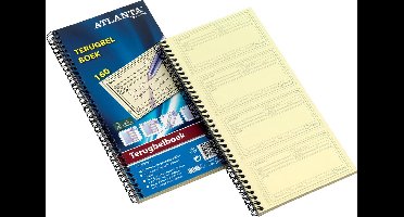Djois Atlanta terugbelboek - 297 x 140 mm - NL tekst - 40x2 blz - zelfkopiërend - Atlanta - FSC - voordeelpak 5 stuks
