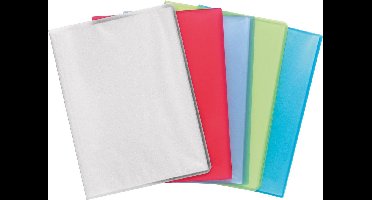 Exacompta 25x Chromaline showalbum met vaste rug PP - 10 tassen - 20 zichten - A4 - Geassorteerd - 85169E