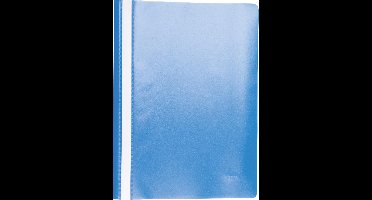 Pergamy snelhechtmap, ft A4, PP, pak van 25 stuks, blauw
