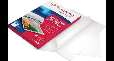 Pergamy lamineerhoes ft A3, 150 micron (2 x 75 micron), pak van 100 stuks