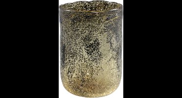 PTMD Alter Vaas - 20 x 20 x 31 cm - Glas - Geel