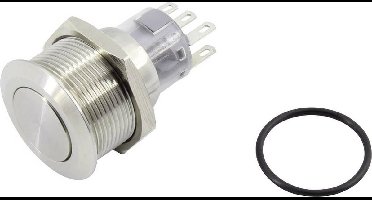 TRU COMPONENTS TC-GQ22-A-22/S203 Druktoets 250 V 5 A 2x uit/(aan) Moment IP65 1 stuk(s)