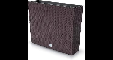 Prosperplast Rato Case - Hoog Bloempot met inzet - kleur umbra