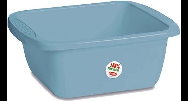 Stefanplast Wasbak Rechthoek 17L Blauw