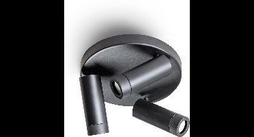 ETH Miller Spot 3x E27 60W Zwart