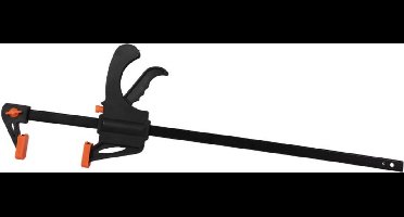 Topgear Snelklem 45 cm - Ratelfunctie & Snel-ontspanknop - Duurzaam kunststof en staal