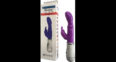 Power Escorts Nicky G Spot Rabbit Vibrator - Tarzan - Paars