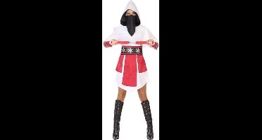 Ninja vechters verkleed jurkje/kostuum voor dames - carnavalskleding - voordelig geprijsd 42/44