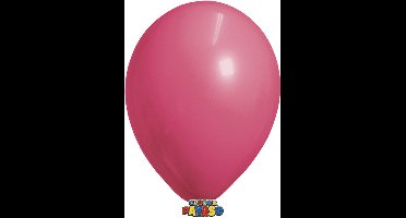 Zakje Met 15 Fuchsia Ballonnen 30cm Doorsnee Biologisch Afbreekbaar