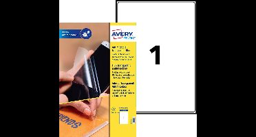 Avery beschermfolie - 199,6 x 289,1 mm - transparant - afneembaar - antimicrobieel - 10 vel - AV-AM001A4-10