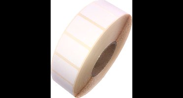 12x Zebra Z-Select 2000D compatible etiketten 880199-025D, 51mm x 25mm, 2580 etiketten, 25mm kern, permanent, wit