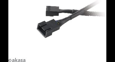 Akasa PWM fan extension cable bundle, 4/pack