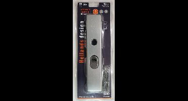 NEMEF deurschild recht, 3710-55 mm, AK SKG*** , anti kerntrek, aluminium, voor buitendeur