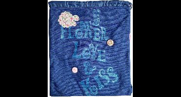 Koordrugzak Blauw Onyx Flower Love