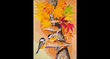 Vervaco Meesjes tussen de herfstbladeren Schilderen op nummer PN-0195424