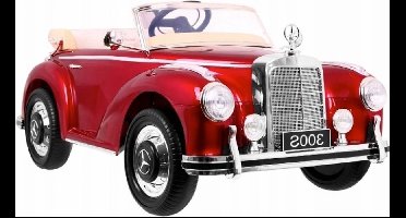 Elektrische Kinderauto Mercedes Benz 300S Oldtimer accu auto voor kinderen met afstandbediening