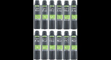 Dove Men+Care - Deodorant - Spray - Extra Fresh - 150ml x 12