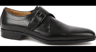 Giorgio Serrano Nero Schoen Monk Strap Zwart - Maat 44 - Heren - Nette schoenen