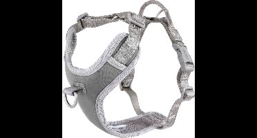 Hurtta anti trek Venture harness no-pull shadow grijs, 35 - 40 cm