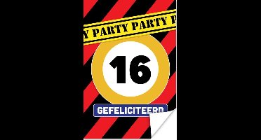 Poster Verjaardag - Sweet 16 - Jubileum - 20x30 cm