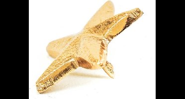 Housevitamin Kaarsenpinnen - Ster - Goud - Set Van 2 - 5x5x2cm