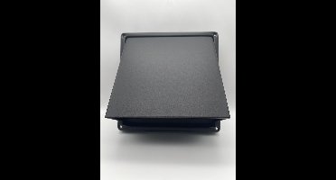 Overdrukrooster met Gevelkap Ø125mm - Zwart - AIRACE