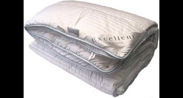 Excellent Deluxe Satin Dekbed 4-Seizoenen - Lits-jumeaux - 260x220 cm - Wit