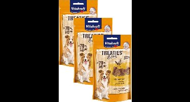 Vitakraft Treaties Bits Bacon Style met Kip - Hond - Snack - 3 x 120 gr