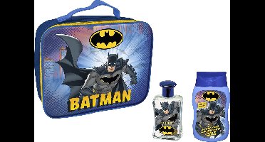 BATMAN - 3D Lunch Tas met Eau de Toilette 50ml + Shampoo/Showergel 200ml