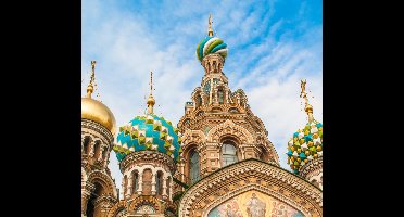 Detail van de Heiland op het bloed in Sint-Petersburg - Fotobehang (in banen) - 350 x 260 cm