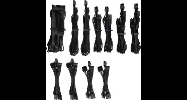 Corsair Premium Individually Sleeved PSU Cables Pro Kit Type 4 Gen 4 – Voedingskabelkit - zwart