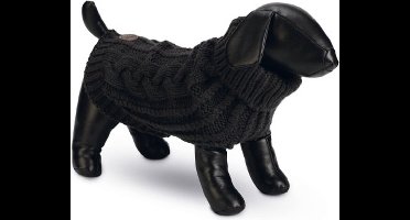 Designed by Lotte Haida - Hondentrui - Antraciet - Maat XS - ruglengte 20 cm