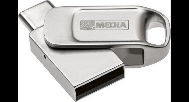 MyMedia My Dual USB 2.0 /USB C Drive 69265 USB-stick 16 GB USB 2.0, USB-C® Zilver