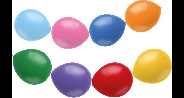 Folat - doorknoopballonnen Color Pop Mix 30 cm - 8 stuks