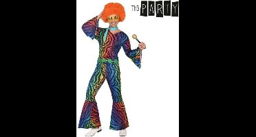 ATOSA - Fluo disco luipaard kostuum voor heren - M / L