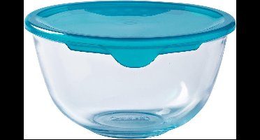 Pyrex - Cook & Enjoy Mengkom met Deksel 1,1 liter - Transparant - Borosilicaatglas - Polypropyleen