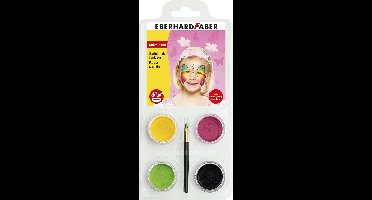 Eberhard Faber schminkset - vlinder - geel,roze,groen,zwart - EF-579022