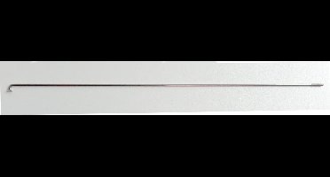 Spaak - diameter 2 mm - lengte 250 mm - gemaakt van RVS met nippel - spaak 14 - J-bend set van 100 stuks