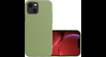 Hoesje - Geschikt voor Apple iPhone 13 - Sterk & Shockproof - Hoes Cover - Siliconen Case - Groen