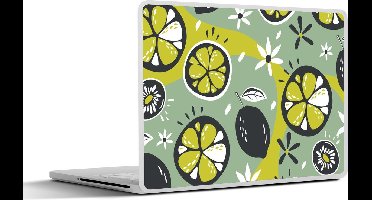Laptop sticker - 14 inch - Zomer - Bloemen - Fruit - 32x5x23x5cm - Laptopstickers - Laptop skin - Cover