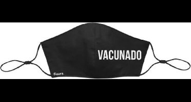 Fisura Mondkapje Vacunado Polyester Zwart One-size