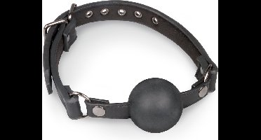 EasyToys - Ball Gag met Grote Siliconen Bal - BDSM - BDSM Toys - Sex Toys voor Vrouwen en Mannen - Balgag - Erotisch Spel - Zwart